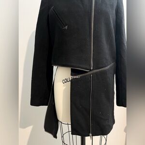 Zip off Peacoat Jacket 2 in 1